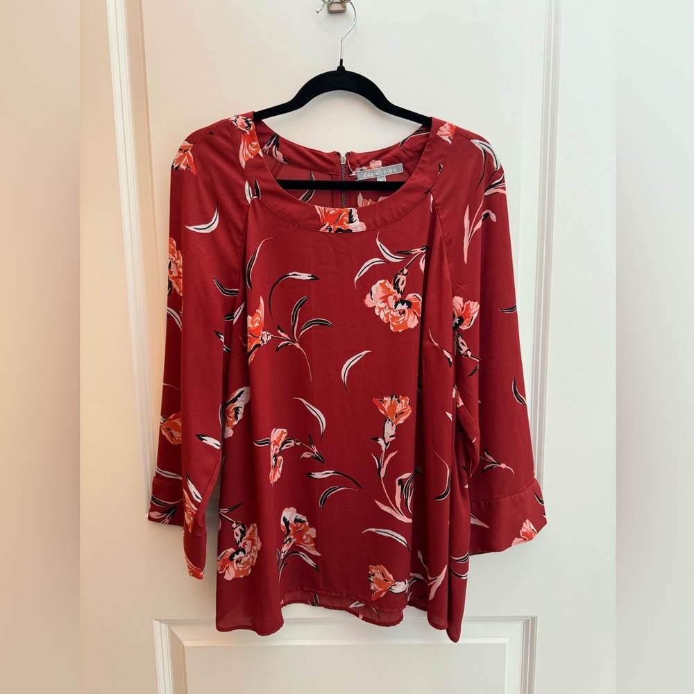 XL Stitch Fixch blouse- The Serein Jinnie Zipper Detail Blouse